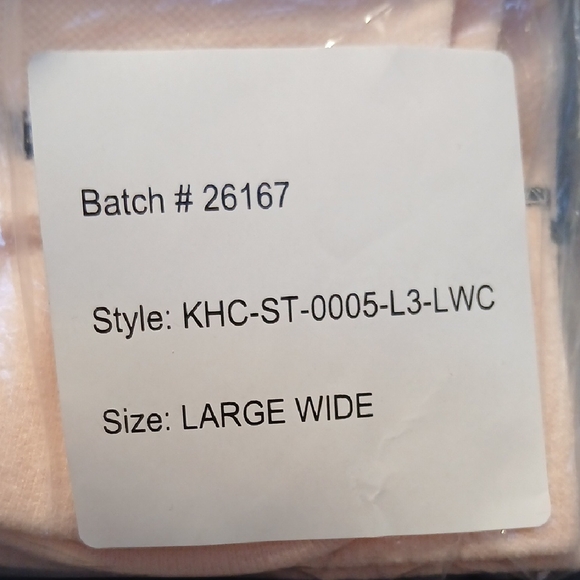 Knee-High Compression Socks – Rose/Navy Stripe - Picture 2 of 7